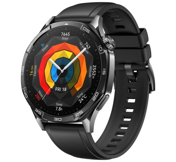 Huawei WATCH GT 5 46 mm Vili-B19F | Inteligentné hodinky | GPS (satelit) | AMOLED | 1,43 palca | Čierna