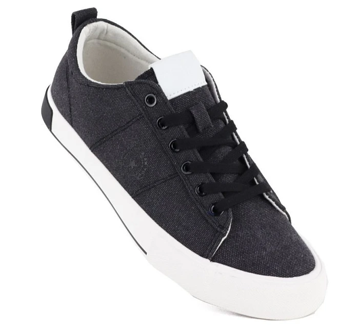 Pánske čierne textilné tenisky Big Star TT174292 Pánske čierne textilné tenisky Big Star TT174292