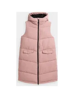Dámská vesta model 16248981 růžová - 4F