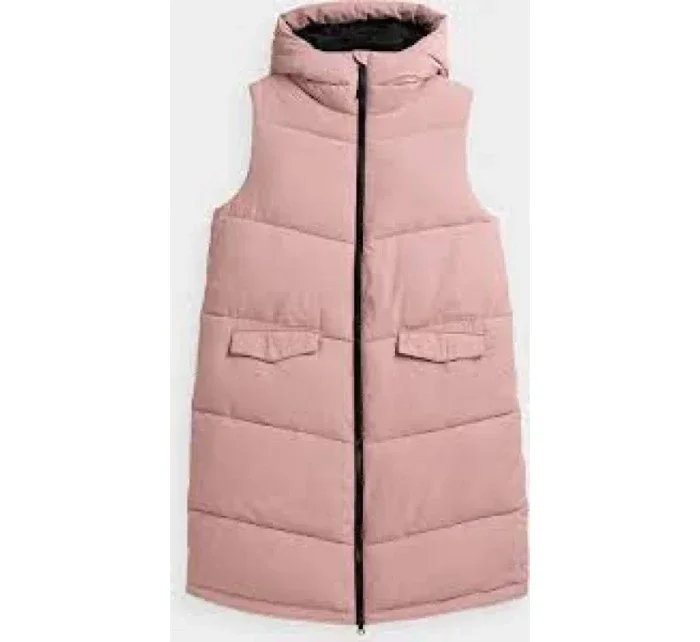 Dámska vesta H4Z21-KUDP004 ružová - 4F