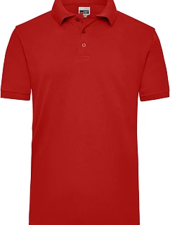 JN 801 Pánské pracovní piqué polo z těžké bavlny model 22490524 red - Daiber