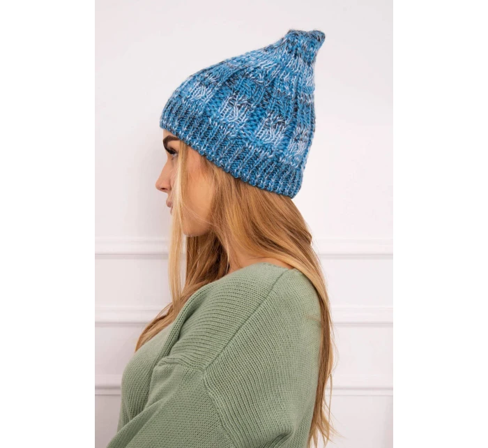 Fleecová čepice Melisa K241 modrá