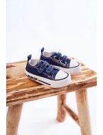 Dětské látkové tenisky se suchým zipem BIG STAR model 21594920 Námořnická modrá - Big Star Shoes