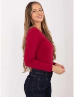 Bluzka RV BZ model 21787925 bordowy - FPrice Bluzka RV BZ model 21787925 bordowy - FPrice