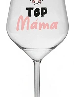 TOP MAMA - číry nerozbitný pohár na víno 470 ml