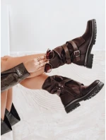 FashionStreet hnedé dámske topánky ZY1143 FashionStreet hnedé dámske topánky ZY1143