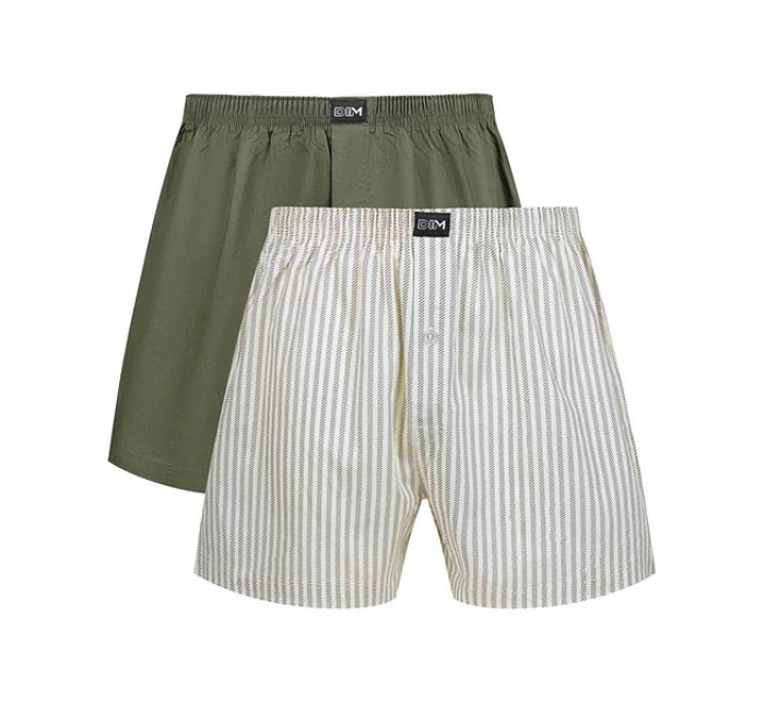 Pánské volné boxerky 2 ks COTTON STRETCH model 21339548 BOXER 2x  šedá - DIM