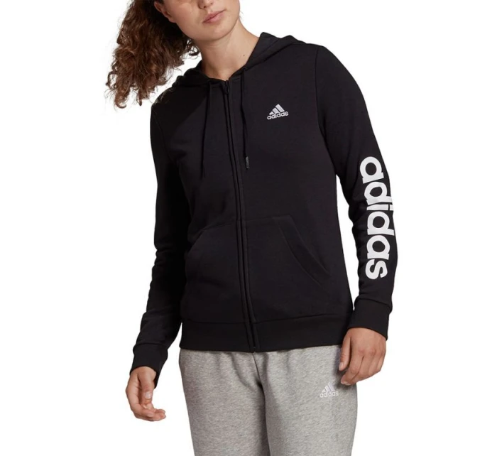 Mikina adidas Essentials Linear Ful Hoodie W GL0791 Mikina adidas Essentials Linear Ful Hoodie W GL0791