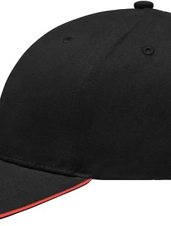 MB  6 panelová sandwich kšiltovka 03. black/red model 22495830 - Daiber