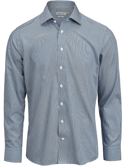J.Harvest & Frost YB 50 Slim Men Keprová košeľa s dlhým rukávom 63.5002 tmavomodrá s pruhmi J.Harvest & Frost YB 50 Slim Men Keprová košeľa s dlhým rukávom 63.5002 tmavomodrá s pruhmi