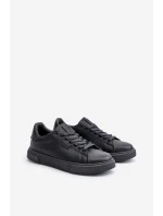 Pánské Tenisky Z Eko Kůže Big Star model 21669616 HiPoly System Černé - Big Star Shoes