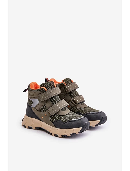 Zateplené Sněhové Boty Dětské Big Star model 21675329 Khaki - Big Star Shoes