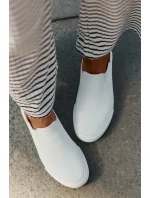 Dámské Tenisky SlipOn Big Star model 21693204 Bílé - Big Star Shoes Dámské Tenisky SlipOn Big Star model 21693204 Bílé - Big Star Shoes