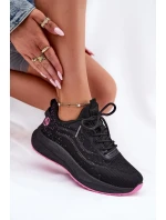 Tenisky Sportovní Boty Dámské Na Platformě Big Star model 21693849 HIPOLY SYSTEM Černé - Big Star Shoes Tenisky Sportovní Boty Dámské Na Platformě Big Star model 21693849 HIPOLY SYSTEM Černé - Big Star Shoes