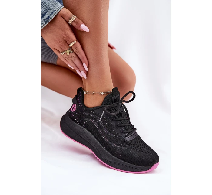 Tenisky Sportovní Boty Dámské Na Platformě Big Star model 21693849 HIPOLY SYSTEM Černé - Big Star Shoes Tenisky Sportovní Boty Dámské Na Platformě Big Star model 21693849 HIPOLY SYSTEM Černé - Big Star Shoes