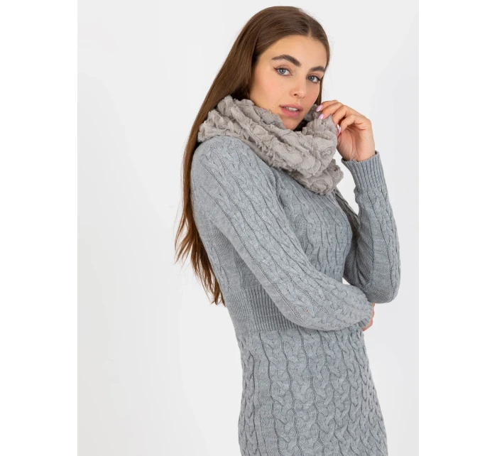 Tunelový šál AT KM S 8253.18 sivá Tunelový šál AT KM S 8253.18 sivá