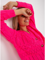 Dámsky sveter LC SW 8022 fluo ružový