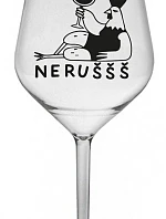 NERUŠŠŠ - čirá nerozbitná sklenice na víno 470 ml