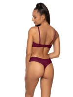 Dámska push-up podprsenka Maureen M-3808/11/1 Fialová s béžovou - MAT