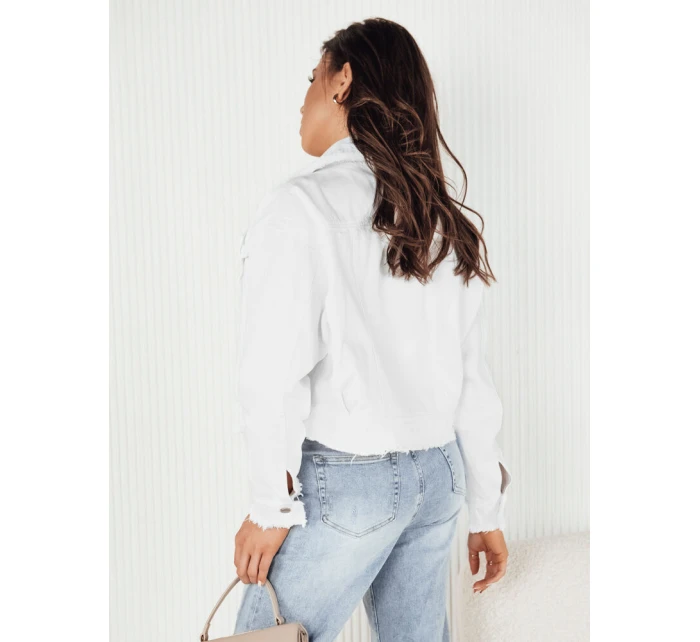 Dámská džínová bunda bílá Dstreet model 21972713 - FashionStreet