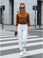 SAN FRANCISCO dámska mikina s potlačou hnedá FashionStreet BY1565