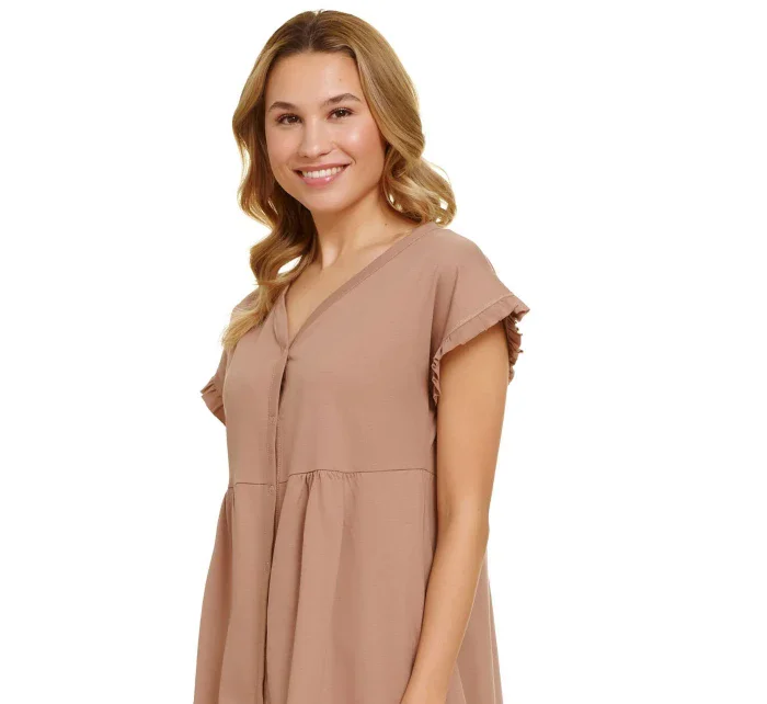 Nočná košeľa 9600 brown - Doctornap