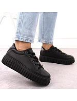Dámska športová obuv na platforme čierna NEWS 4756