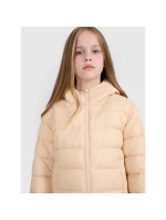 Dievčenská bunda so syntetickou výplňou 4F 4FJRAW25TDJAF0816-83S