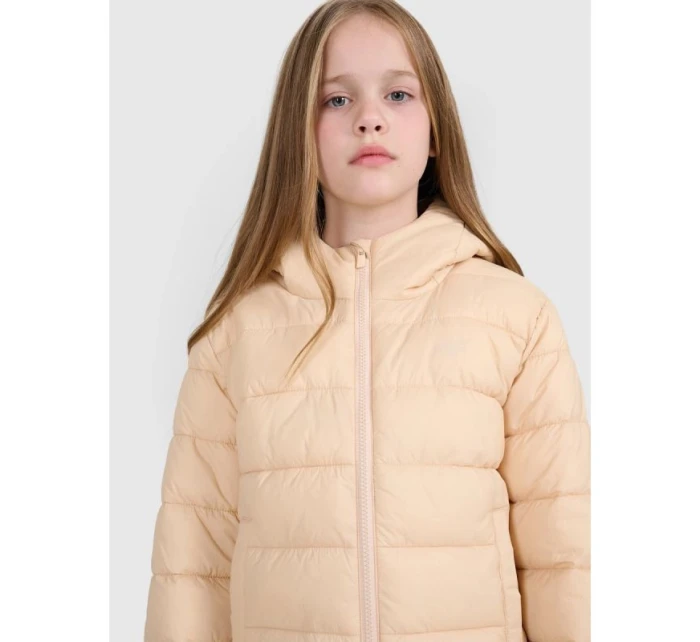 Dievčenská bunda so syntetickou výplňou 4F 4FJRAW25TDJAF0816-83S