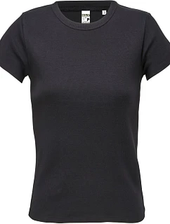 SOL'S Sara Dámské žebrované tričko model 22464270 deep black