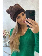 Dámská čepice  hnědá model 18752321 - K-Fashion