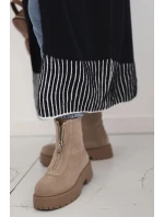 Sveter s vreckami námornícka modrá