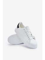 Trampki Sneakersy Męskie Z Eko Skóry Big Star OO174115 Białe