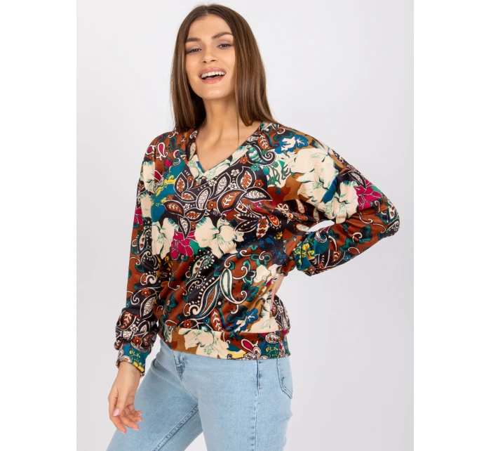 Bluzka DHJ BZ jasny brązowy model 19772269 - FPrice Bluzka DHJ BZ jasny brązowy model 19772269 - FPrice