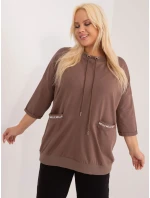 Bluzka RV BZ model 19572713 brązowy - FPrice Bluzka RV BZ model 19572713 brązowy - FPrice