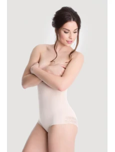 Sťahovacie nohavičky vysoké 341 béžová - Julimex