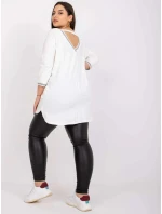 Dámska tunika TU 7564.57 ecru - FPrice Dámska tunika TU 7564.57 ecru - FPrice