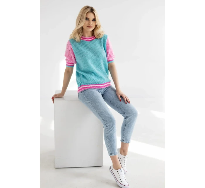 Sveter s krátkym rukávom model 178641 PeeKaBoo