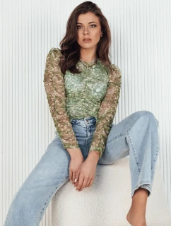 Dámská halenka zelená model 21972920 - Dstreet