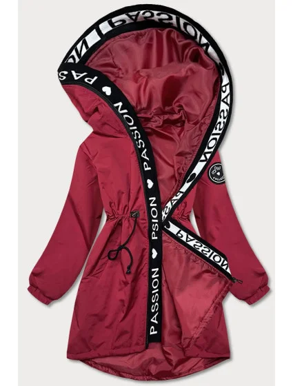 Vínová dámska bunda (BR8002-27)