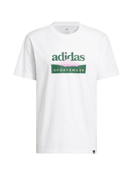 Pánské tričko  Mountain Graphic white pánské model 22143481 - ADIDAS