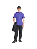Pánské tričko Essentials Small Logo Single Jersey fialové model 22348373 - ADIDAS