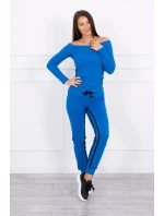 Súprava s dvojitým lemovaním nevädza modrá