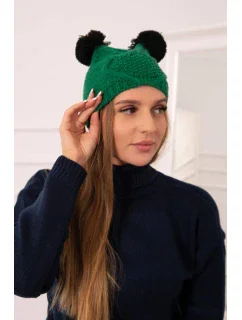 Fleecová čepice 2 zelená model 18751407 - K-Fashion