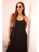 Dlhé šaty bez ramienok hnedé Dlhé šaty bez ramienok hnedé