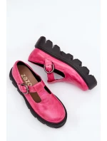 Lakierowane Skórzane Półbuty Z Klamrą Zazoo 20183 Fuksja Lakierowane Skórzane Półbuty Z Klamrą Zazoo 20183 Fuksja