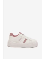Sneakersy Damskie Na Platformie Big Star SS274346 Białe