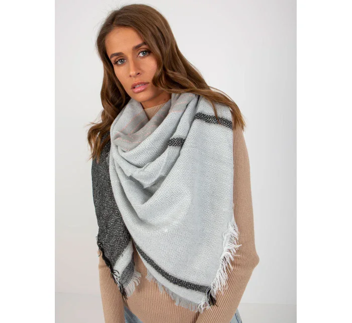 Dámska šatka AT CH 14201 1.77P sivý čierny