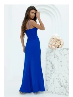 Dlouhé šaty modré model 21339190 - With You Dlouhé šaty modré model 21339190 - With You