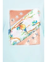 Halenka s grafikou 3D model 18744082 mint - K-Fashion